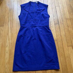 Andrew Marc Marc New York Pleated Cap Sleeve Sheath Dress Size Women's 10
